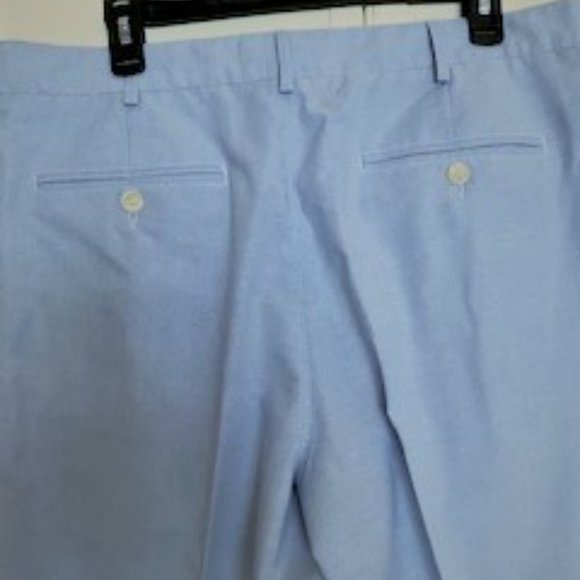 Lands End 36 x 32 Light Blue Summer Slacks - Picture 3 of 4